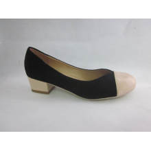 Высокая мода коренастый пятки дамы туфли (HCY03-097)